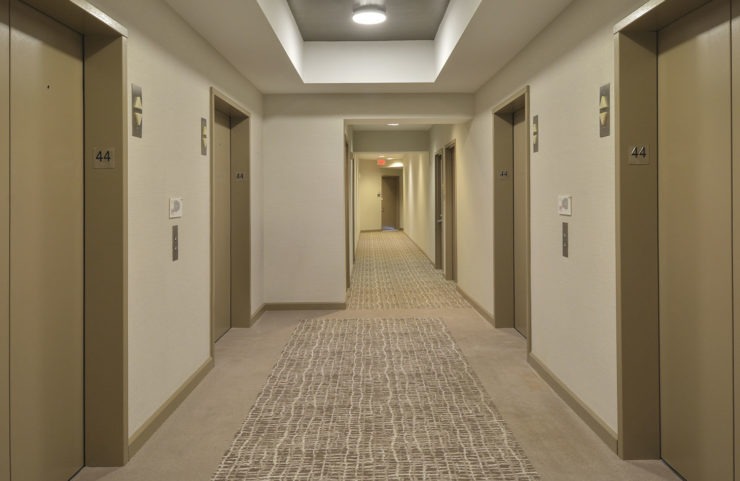 hallway and elevators